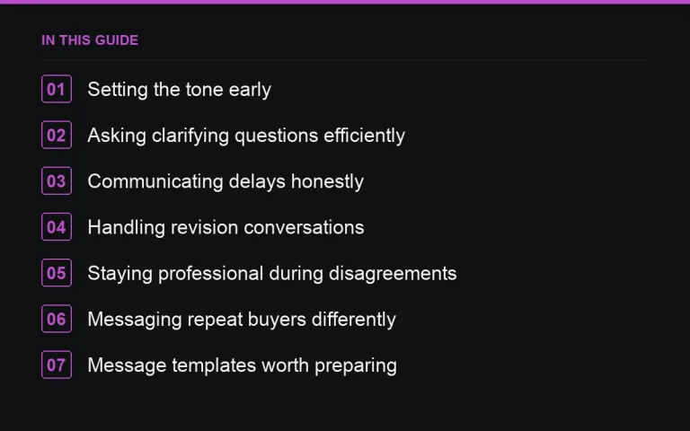 In this guide: Communicating With Buyers Through Order Messages