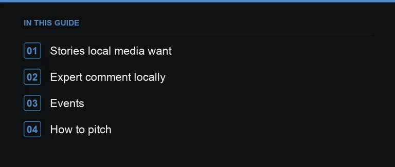 In this guide: Digital PR for Local Businesses
