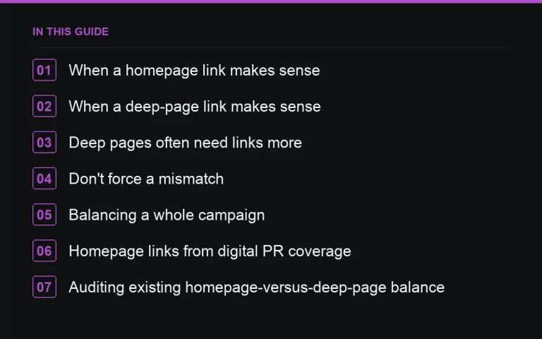 In this guide: Linking to a Homepage or a Deep Page: Which Is Right?