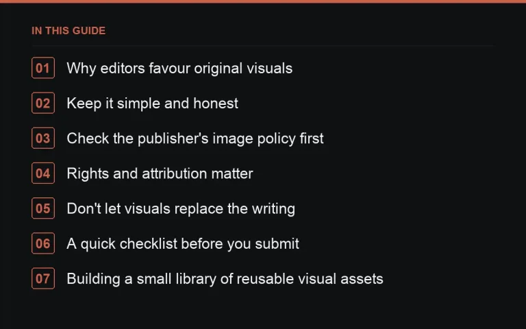 In this guide: Using Original Images and Charts in Guest Posts