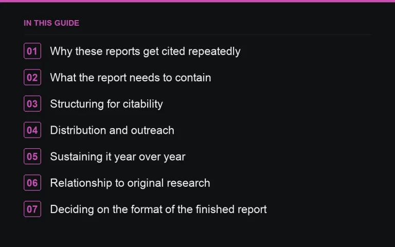 In this guide: Publishing a State-of-the-Industry Report as a Link Magnet