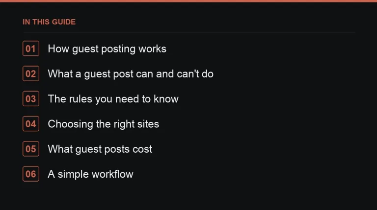 In this guide: What Is Guest Posting? A Practical Guide for 2026